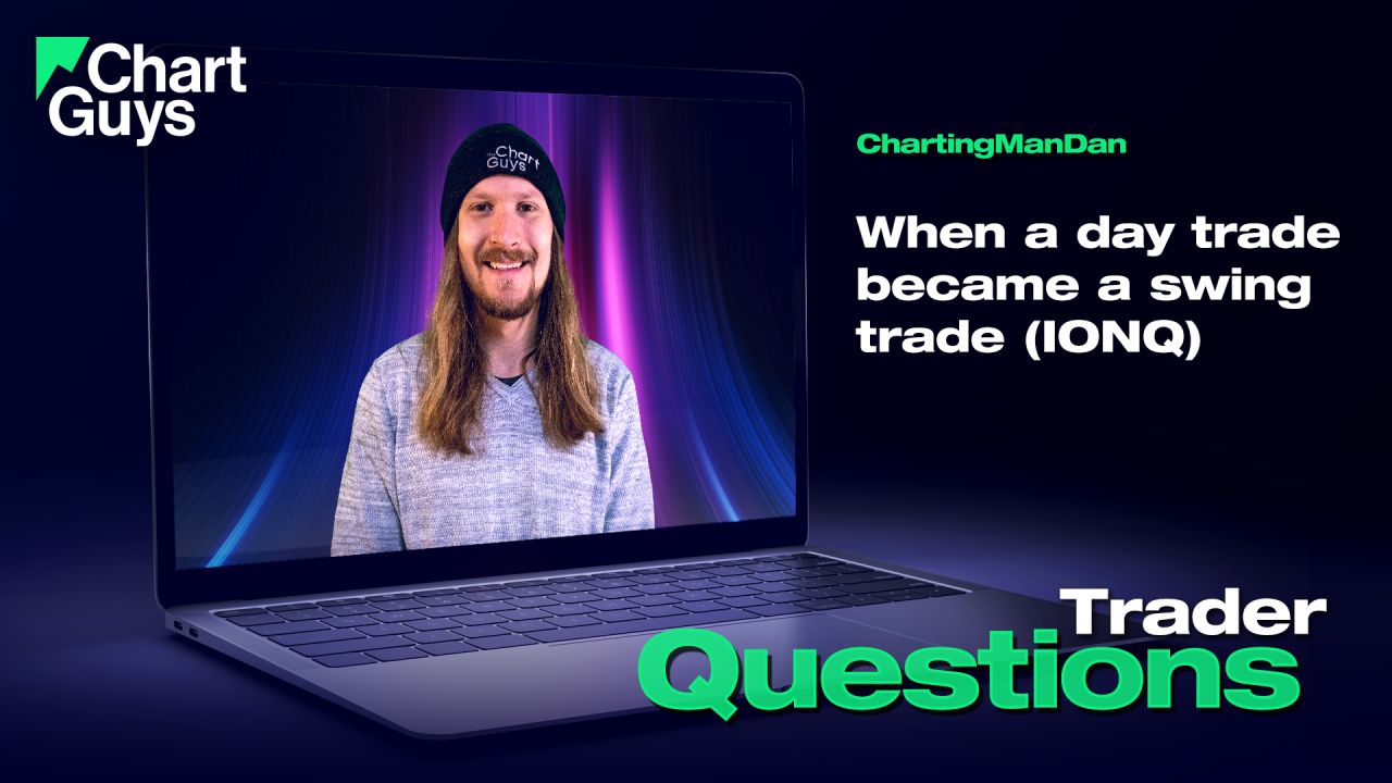 When a Day Trade Became a Swing Trade (IONQ)