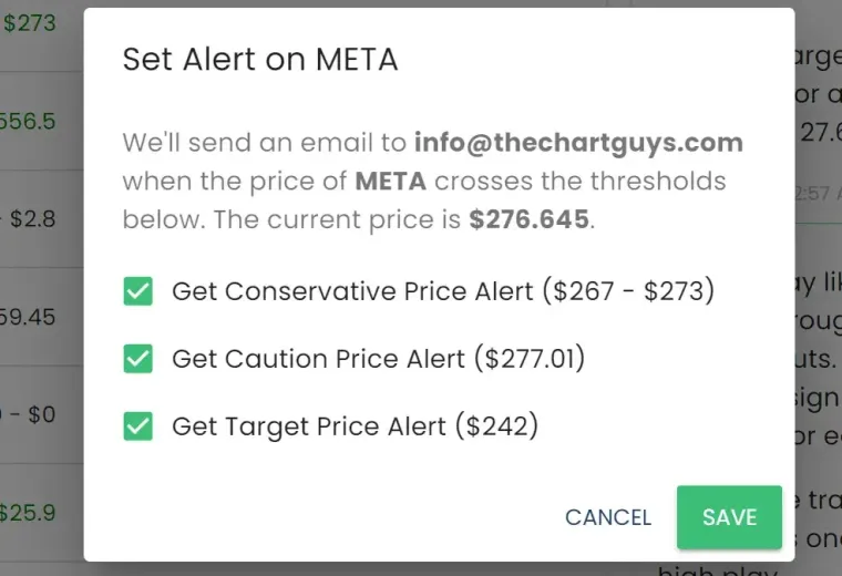 Automated Alerts