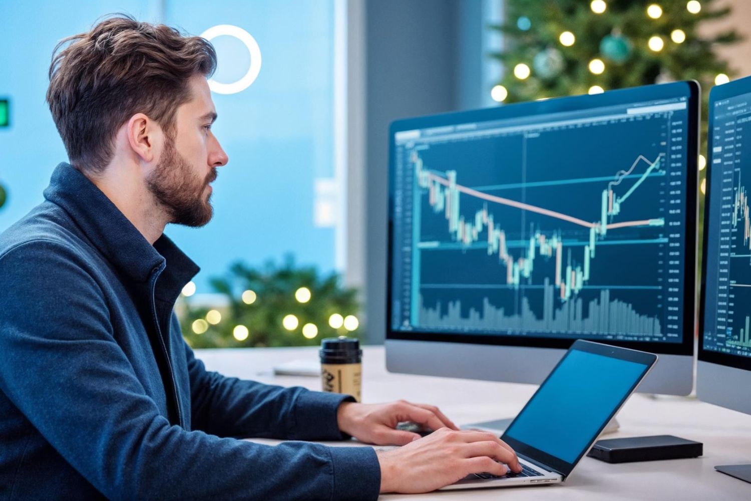Trader Analyzing Chart Patterns